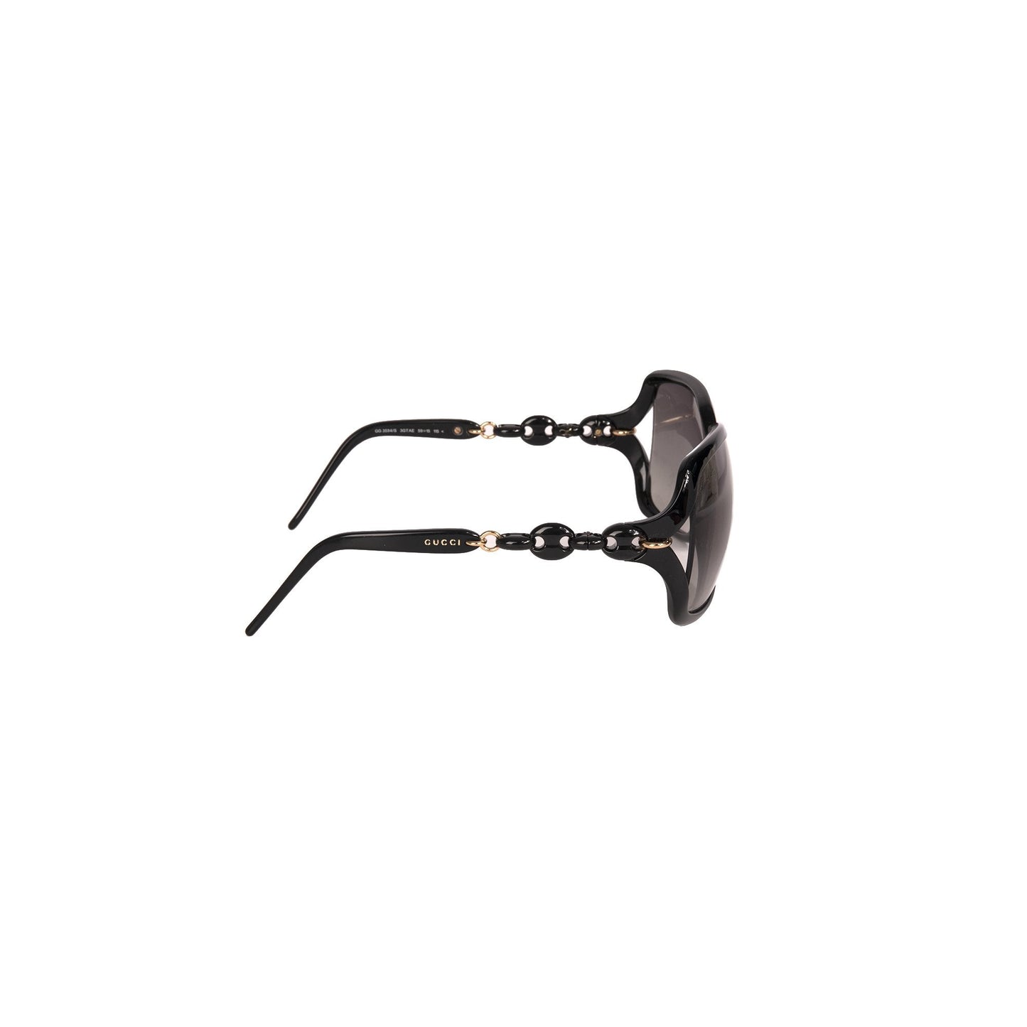 Gucci Chain-Link Oversize Sunglasses