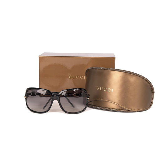 Gucci Chain-Link Oversize Sunglasses