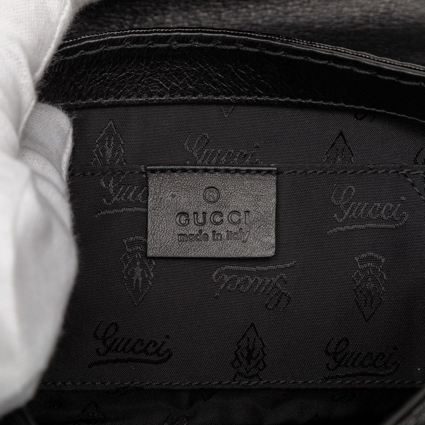 Gucci Coated Canvas Dialux Queen Shoulder Bag