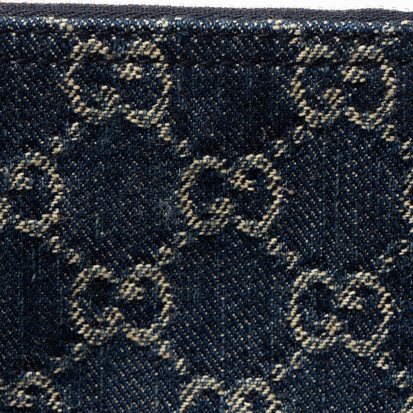 Gucci GG Denim Zip Pochette