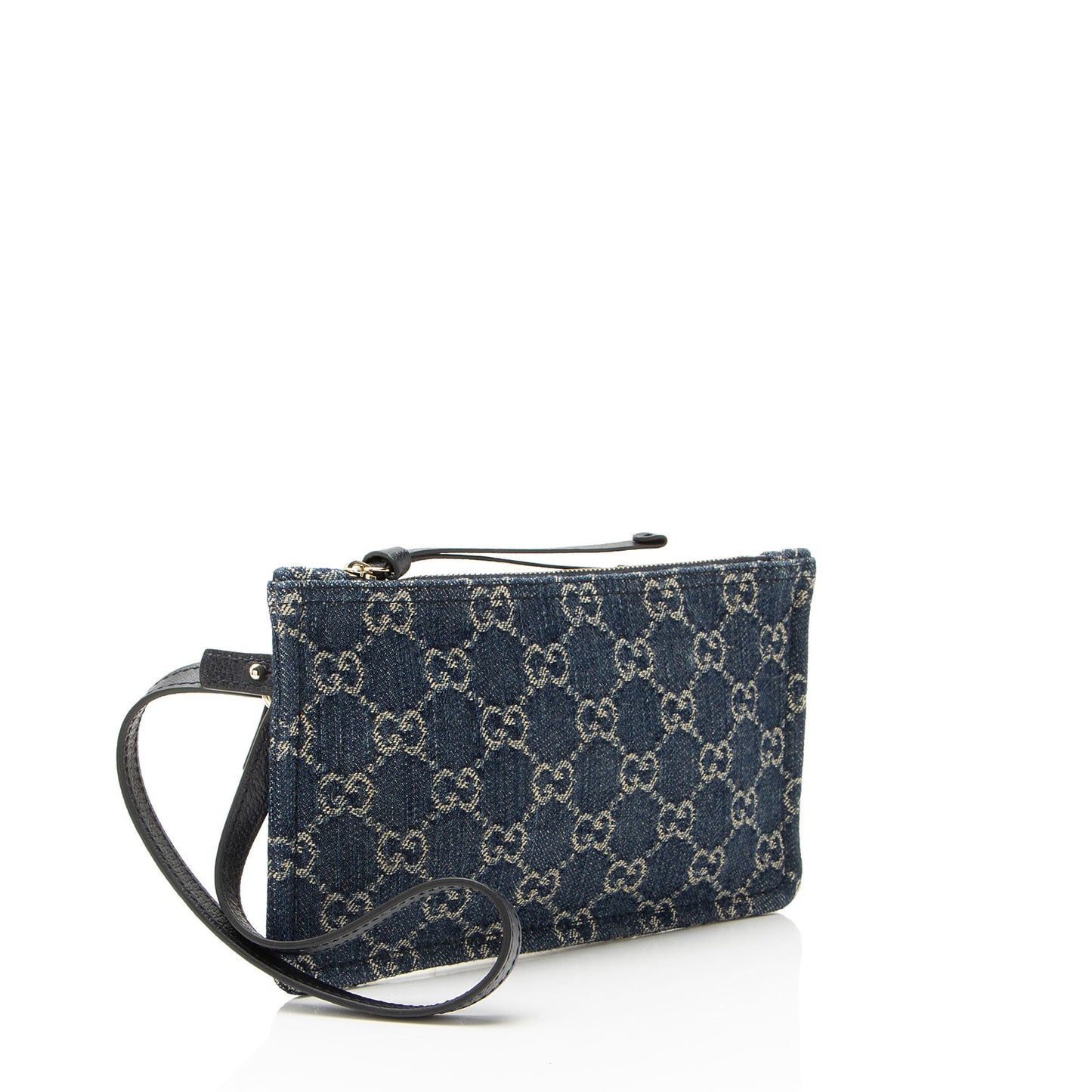 Gucci GG Denim Zip Pochette