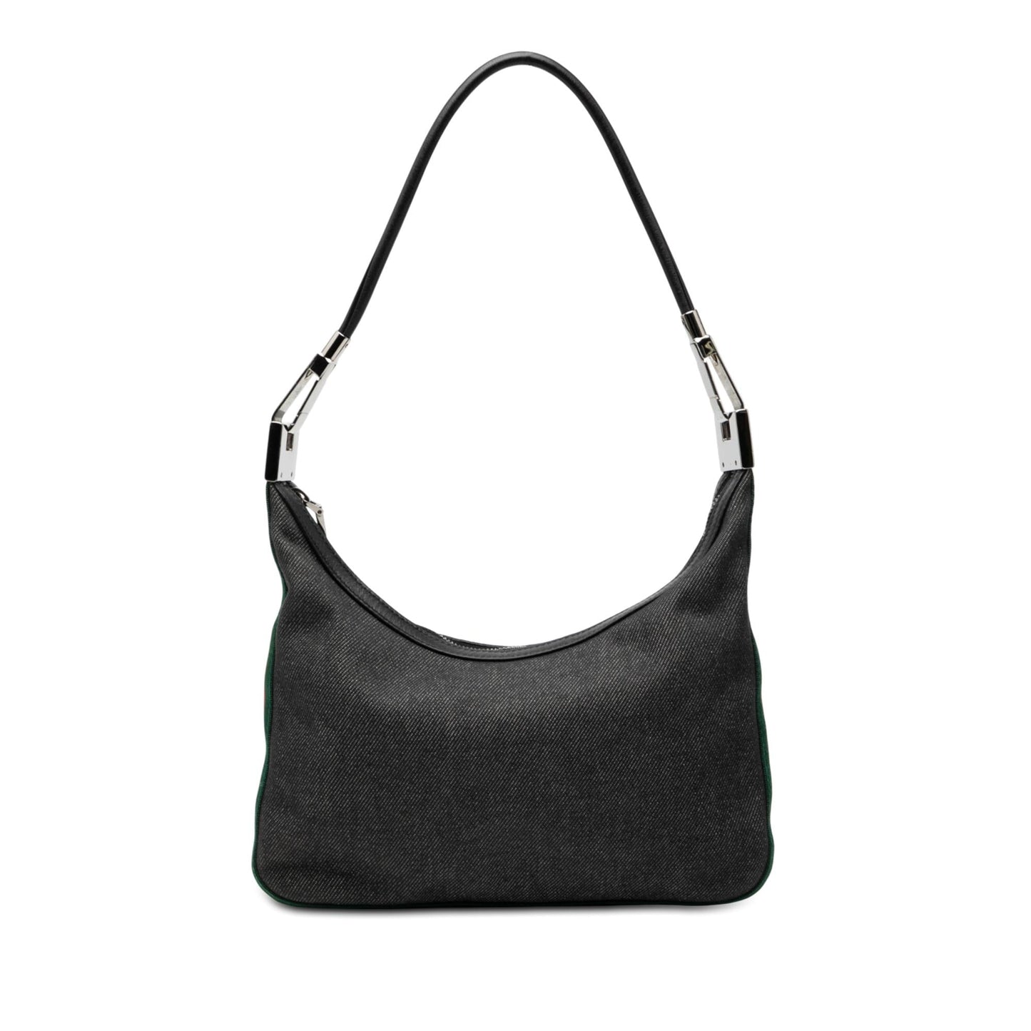 Gucci Denim Web Shoulder Bag