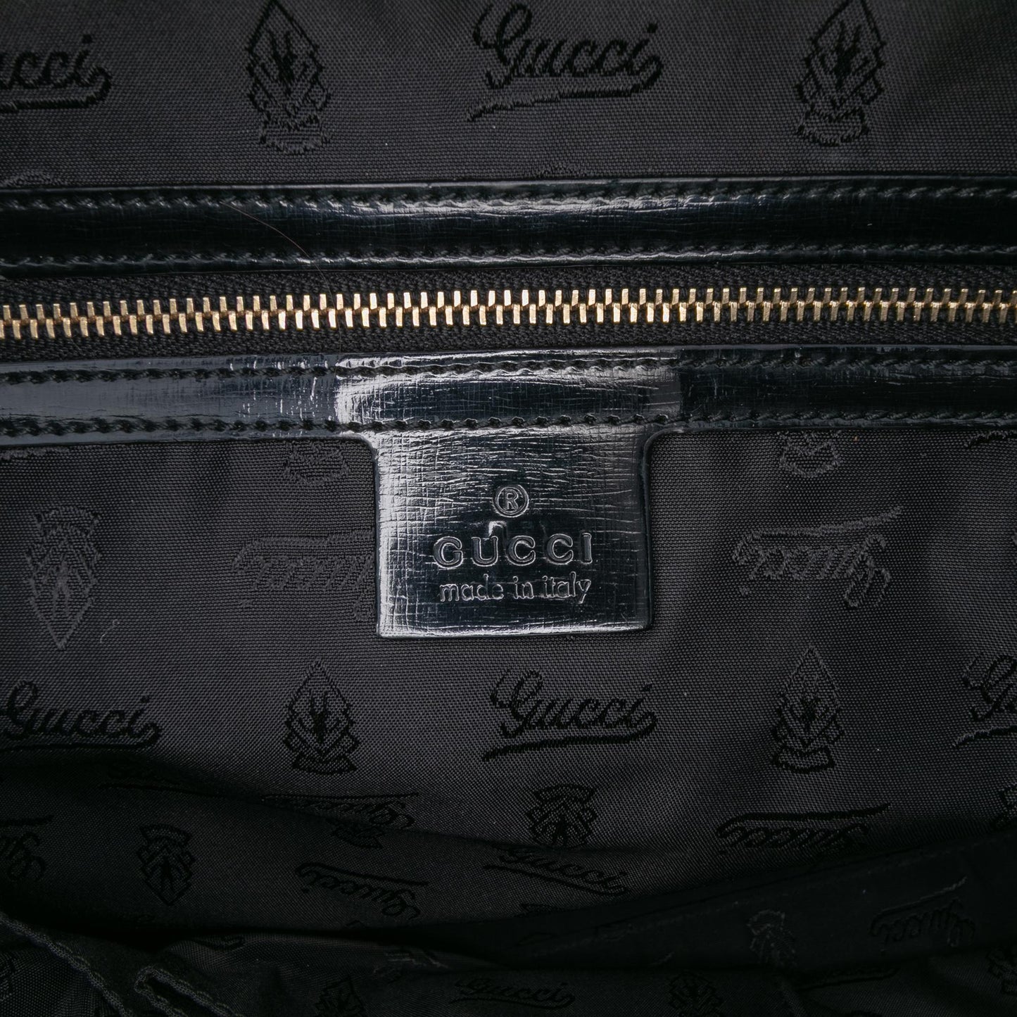 Gucci Dialux Pop Coated Canvas Bamboo Top Handle Bag