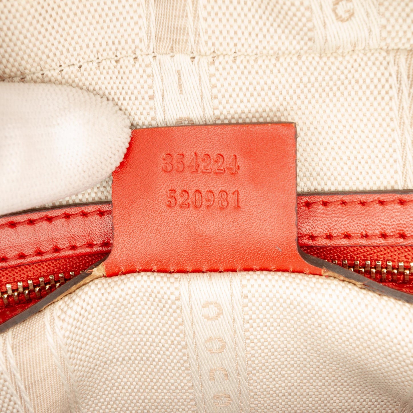 Gucci Diamante Bright Leather Satchel