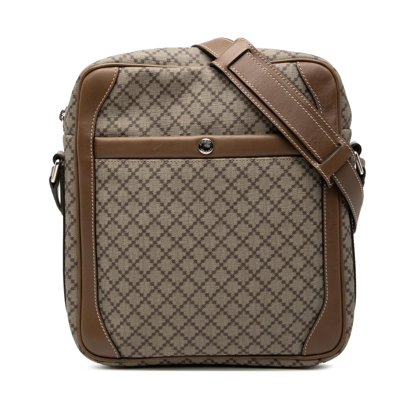 Gucci Diamante Coated Canvas Zip Crossbody