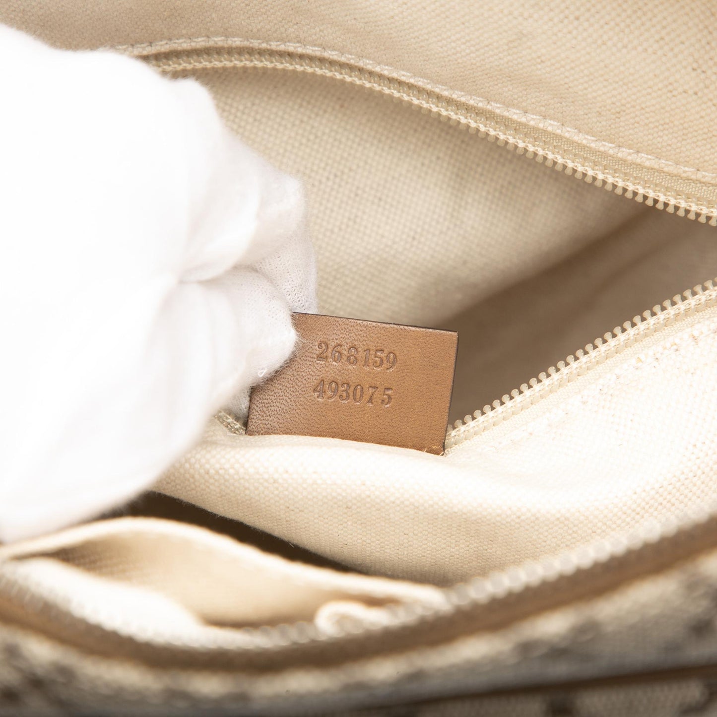 Gucci Diamante Coated Canvas Zip Crossbody