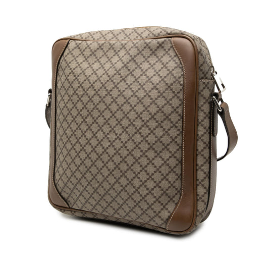 Gucci Diamante Coated Canvas Zip Crossbody