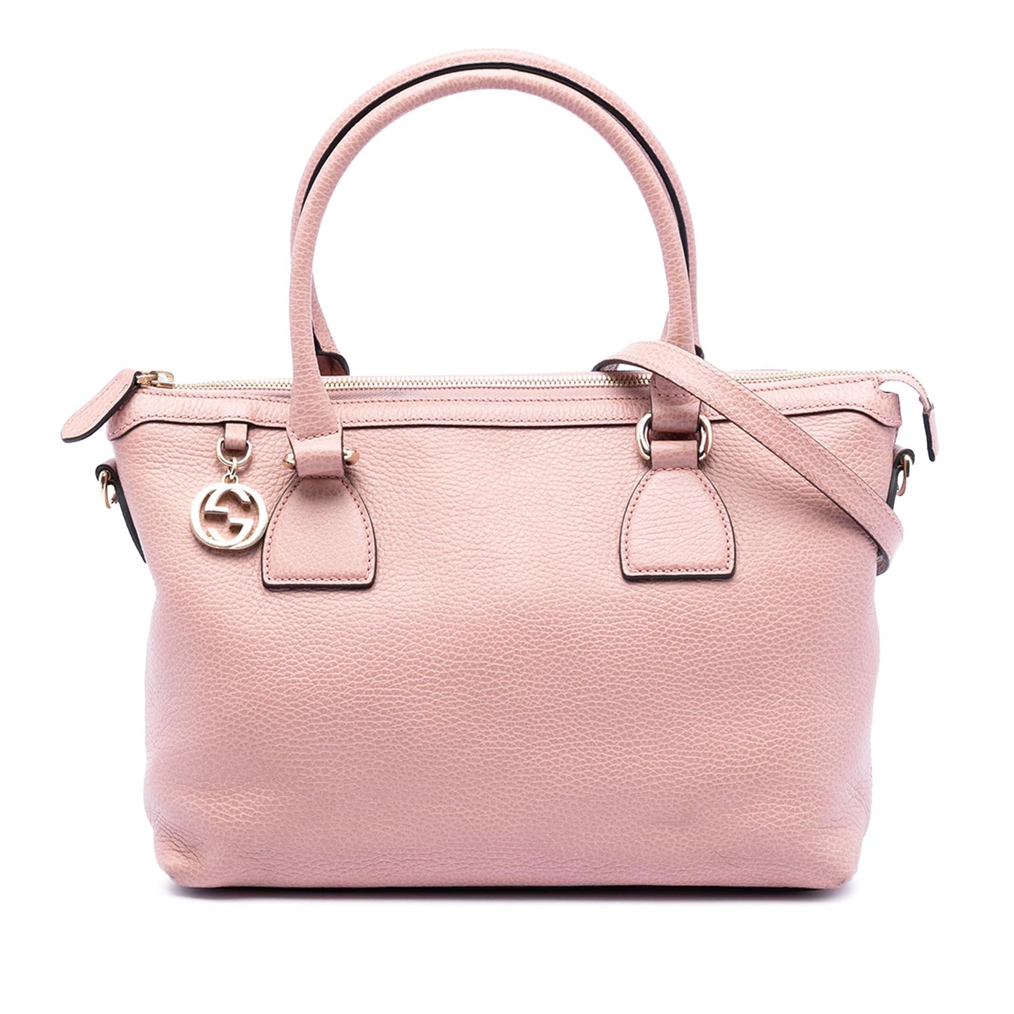 Gucci Dollar Calfskin GG Charm Satchel