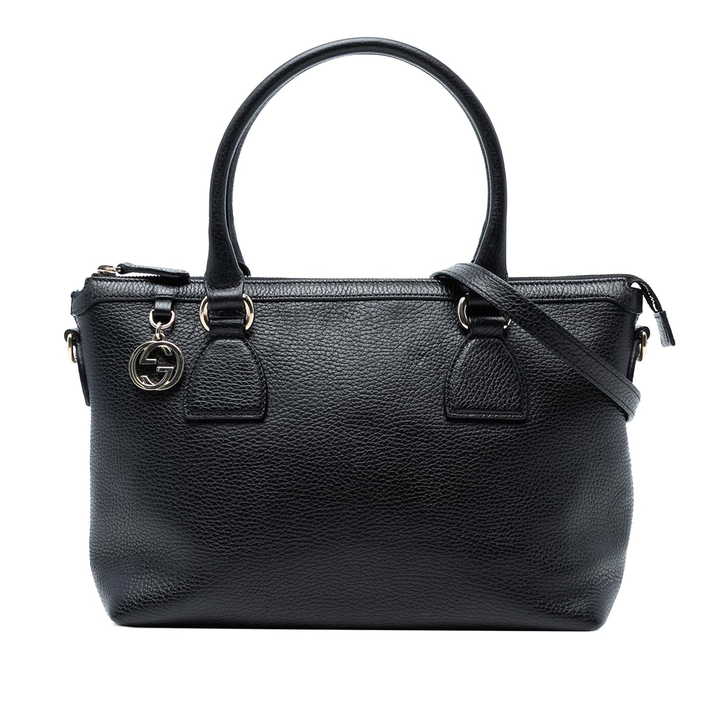 Gucci Dollar Calfskin GG Charm Satchel