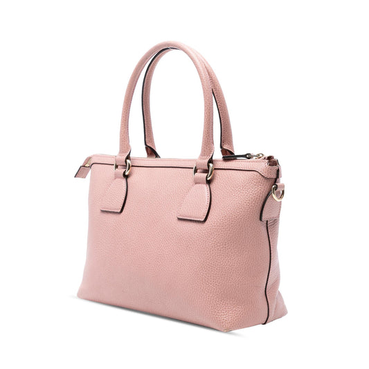 Gucci Dollar Calfskin GG Charm Satchel