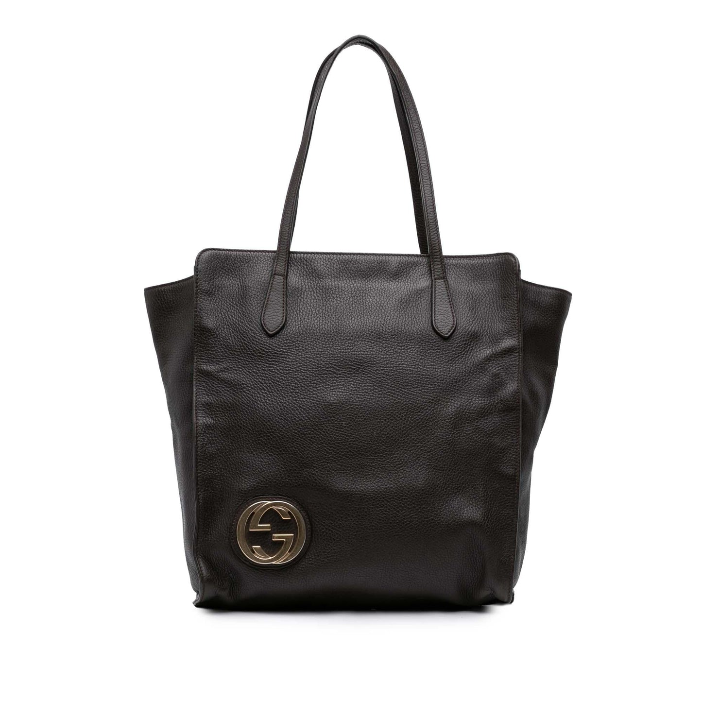 Gucci Dollar Calfskin Interlocking G Tote