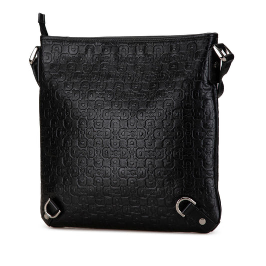 Gucci Embossed Leather Abbey D-Ring Horsebit Crossbody (SHG-qmstig)