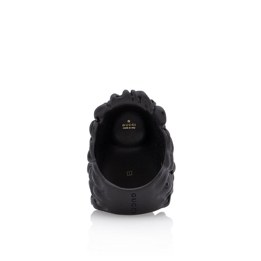 Gucci Faux Pearl Lion Head Ring - Size 4 1/2 (SHF-22271)