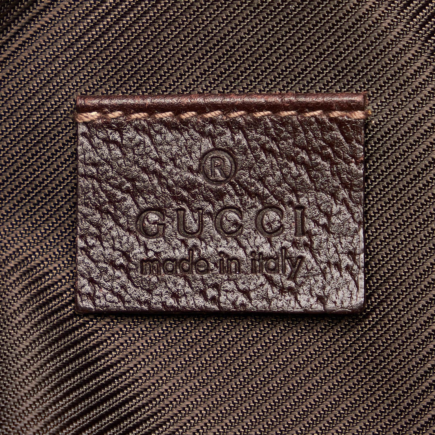 Gucci GG Abbey D-Ring Canvas Baguette (SHG-29572)
