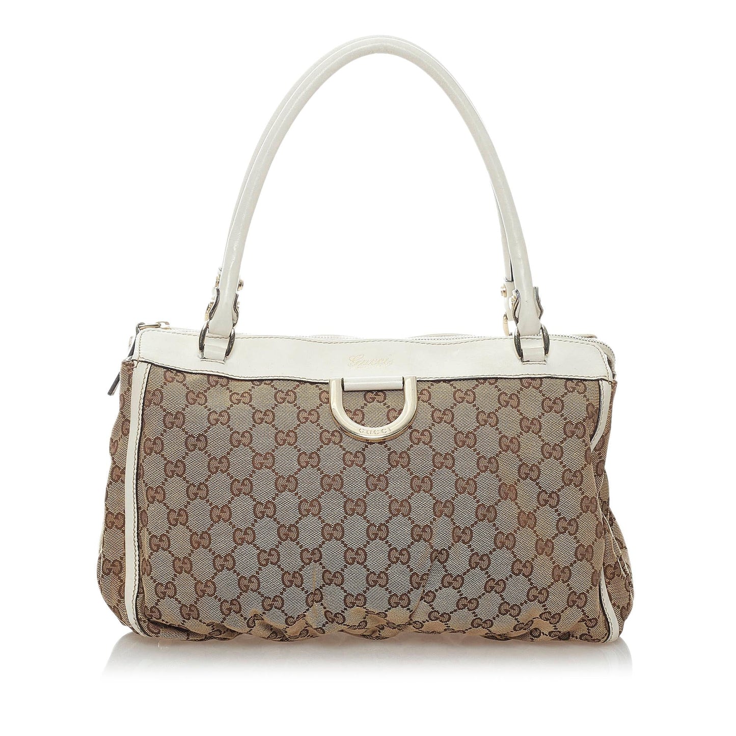 Gucci GG Abbey D-Ring Canvas Shoulder Bag (SHG-37228)