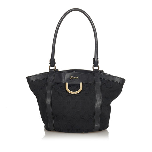 Gucci GG Abbey D-Ring Canvas Tote Bag (SHG-32494)