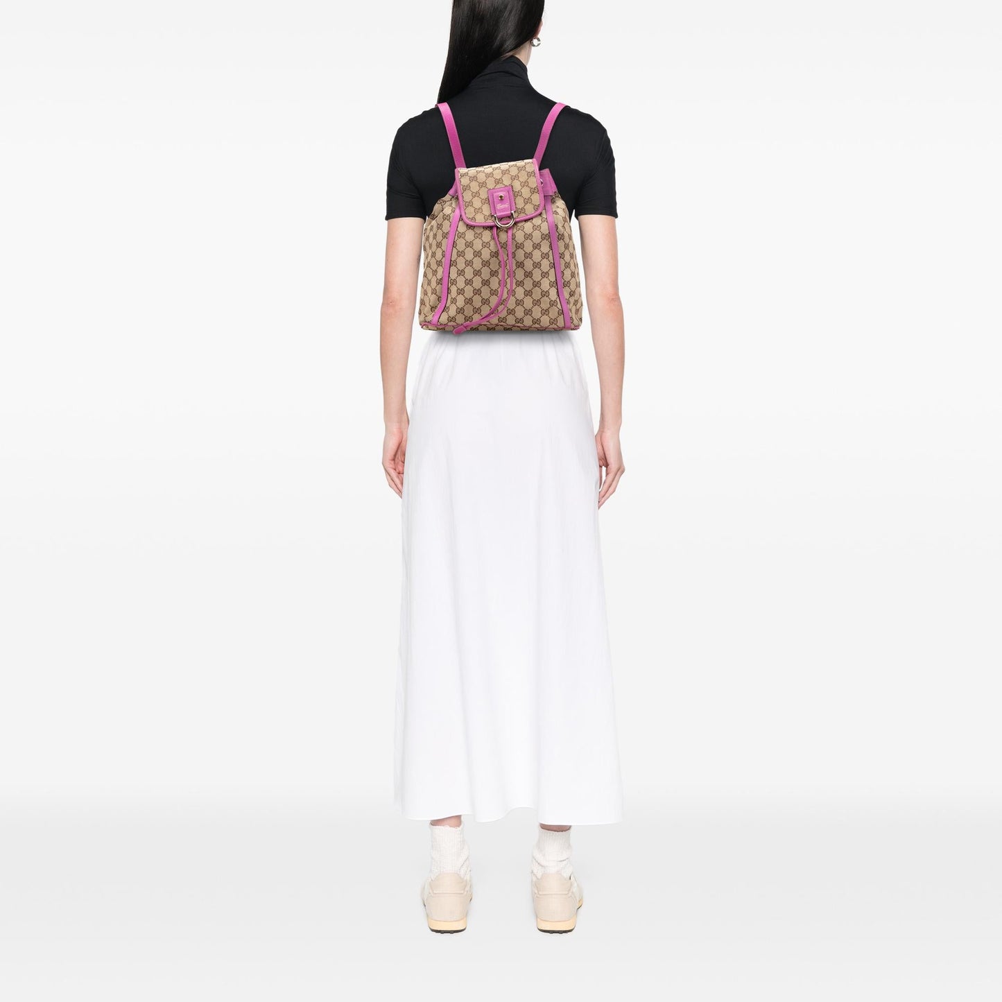 Gucci GG Canvas Abbey D Ring Backpack