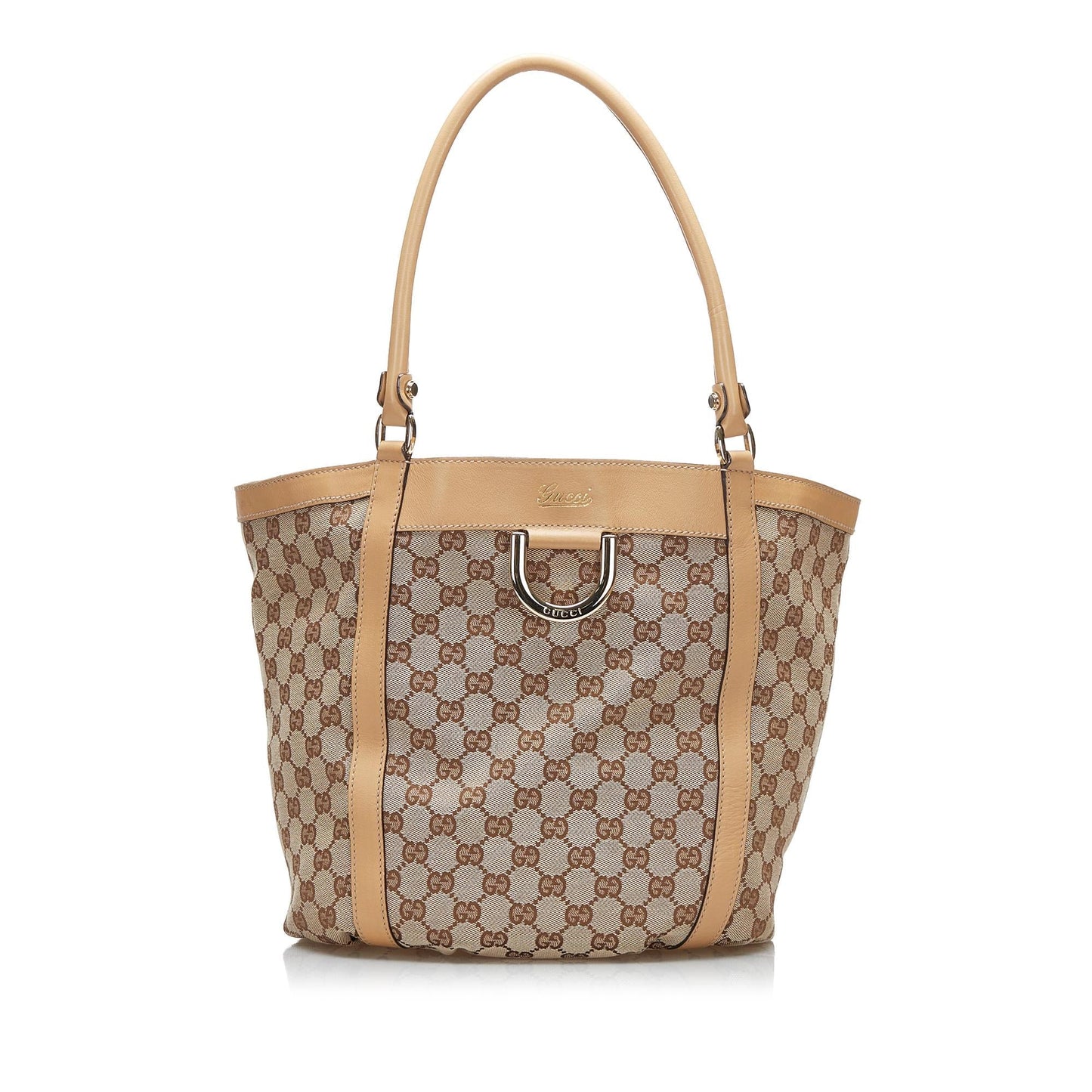Luxury Gucci GG Canvas Abbey D-Ring Bucket Tote (SHG-zA5ukb)