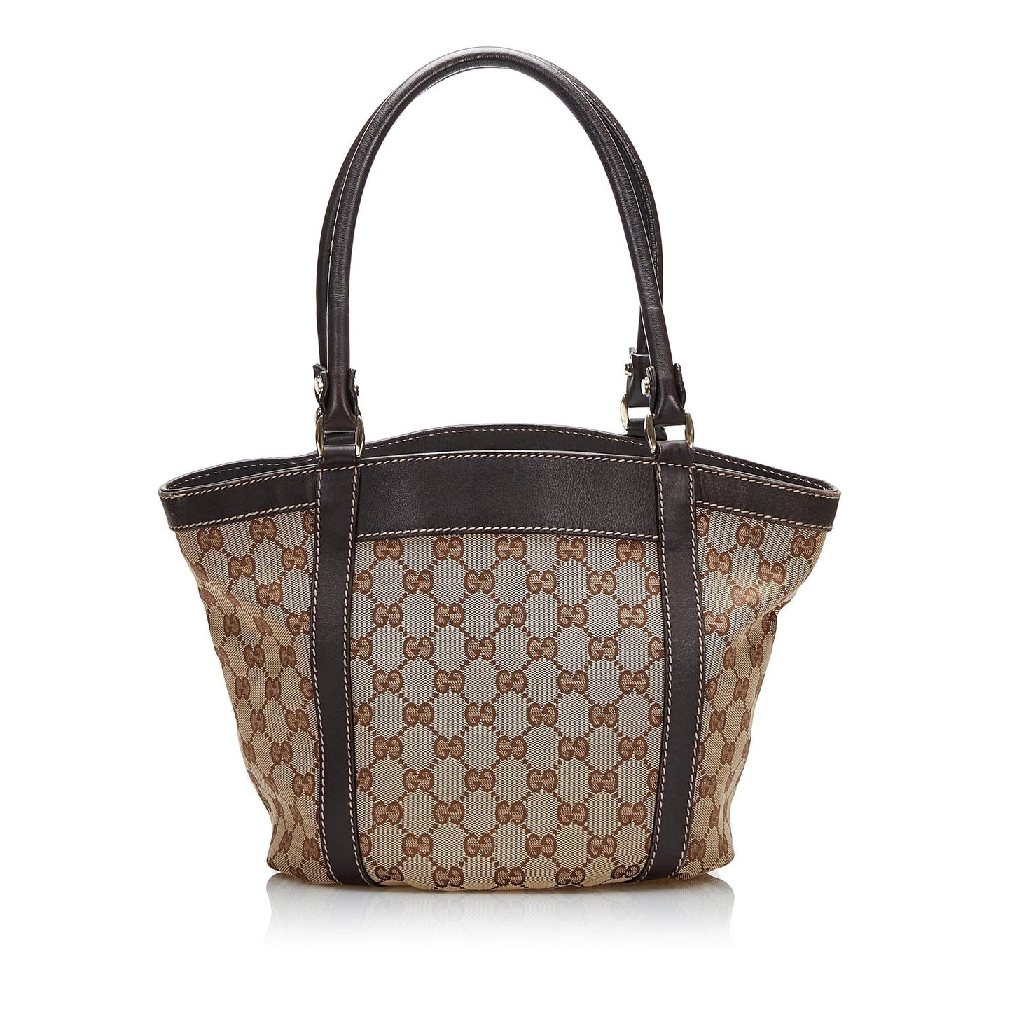 Luxury Gucci GG Canvas Abbey D-Ring Bucket Tote (SHG-URGinx)