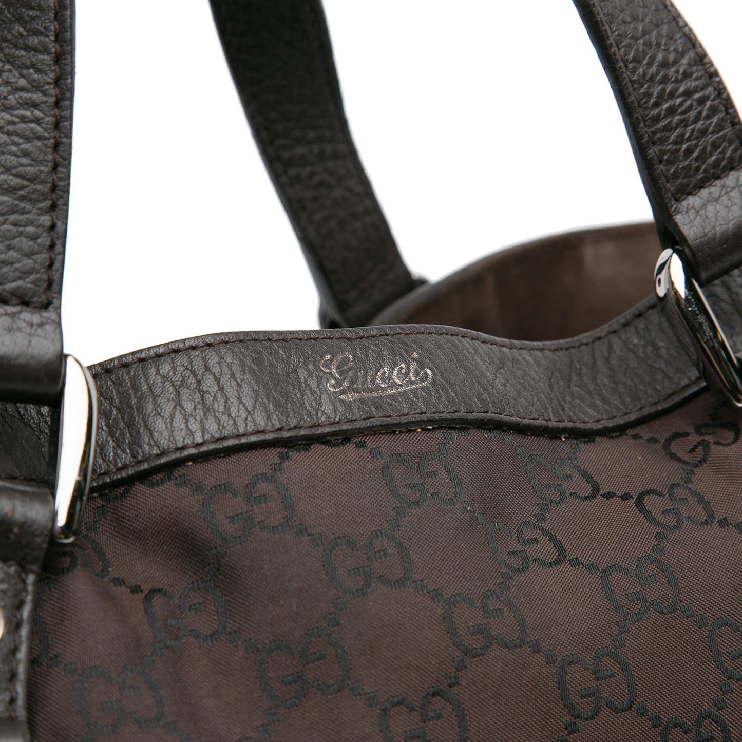 Gucci GG Canvas Abbey D Ring Convertible Satchel