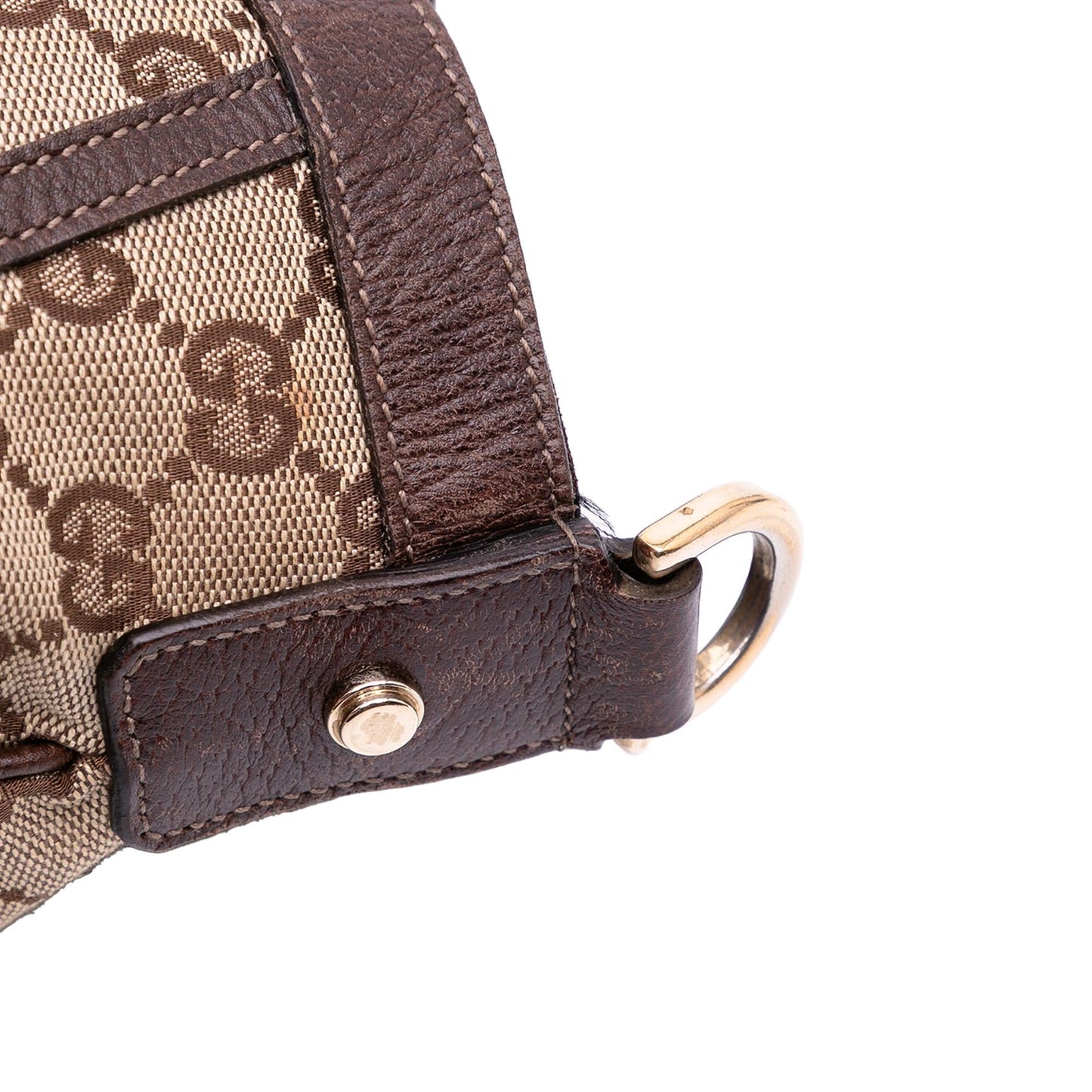 Gucci GG Canvas Abbey D Ring Convertible Satchel