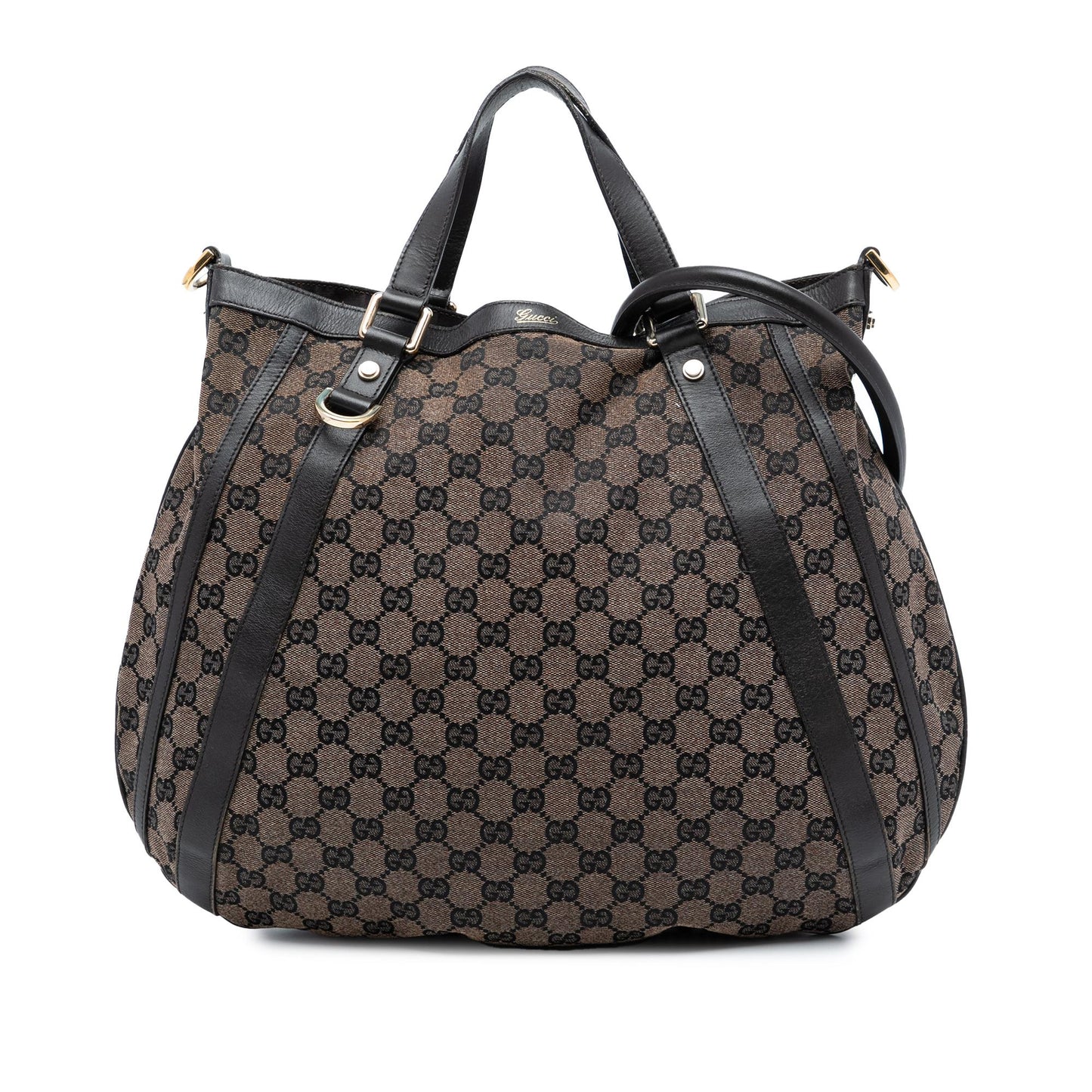 Gucci GG Canvas Abbey D Ring Convertible Satchel