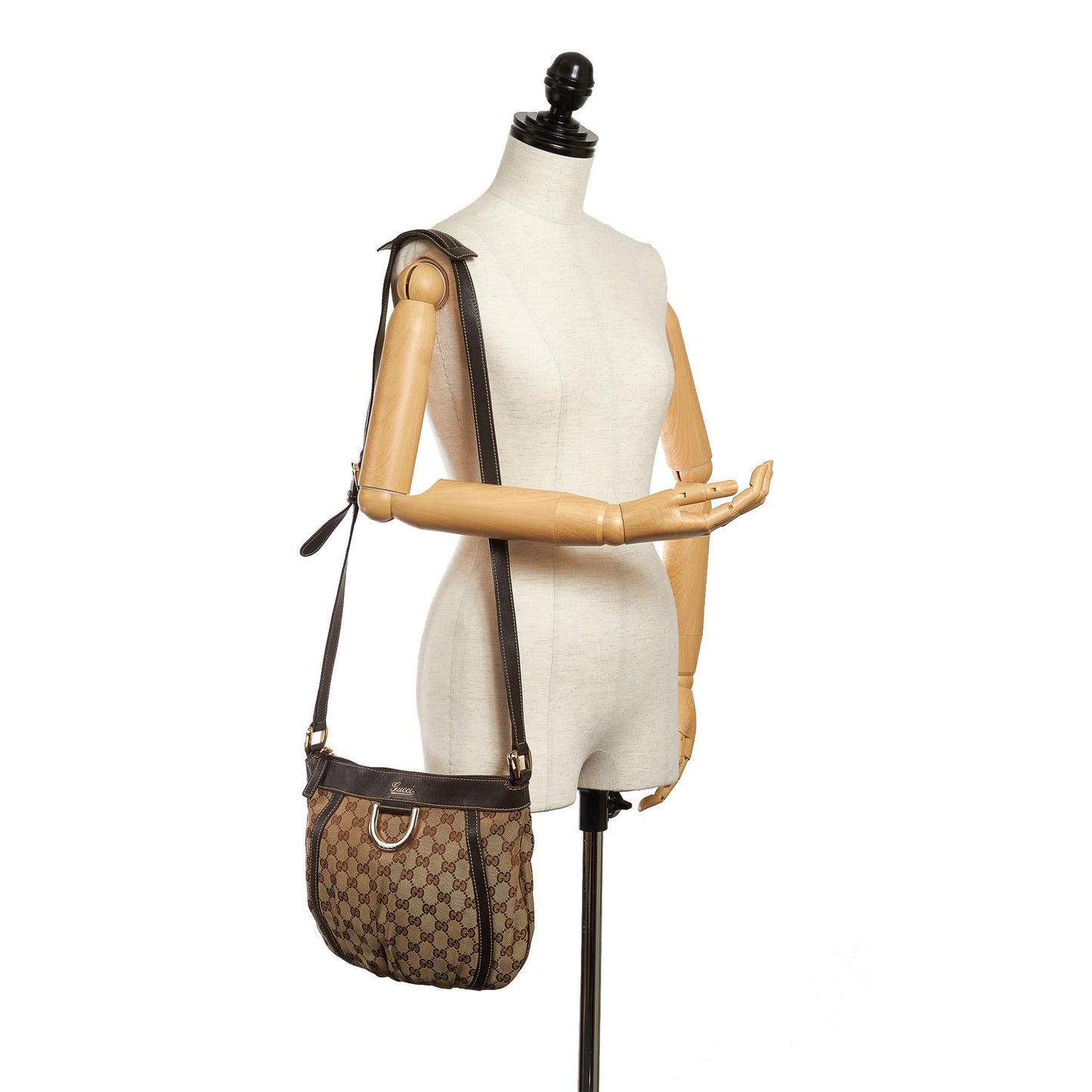 Gucci GG Canvas Abbey D-Ring Crossbody Bag (SHG-29469)