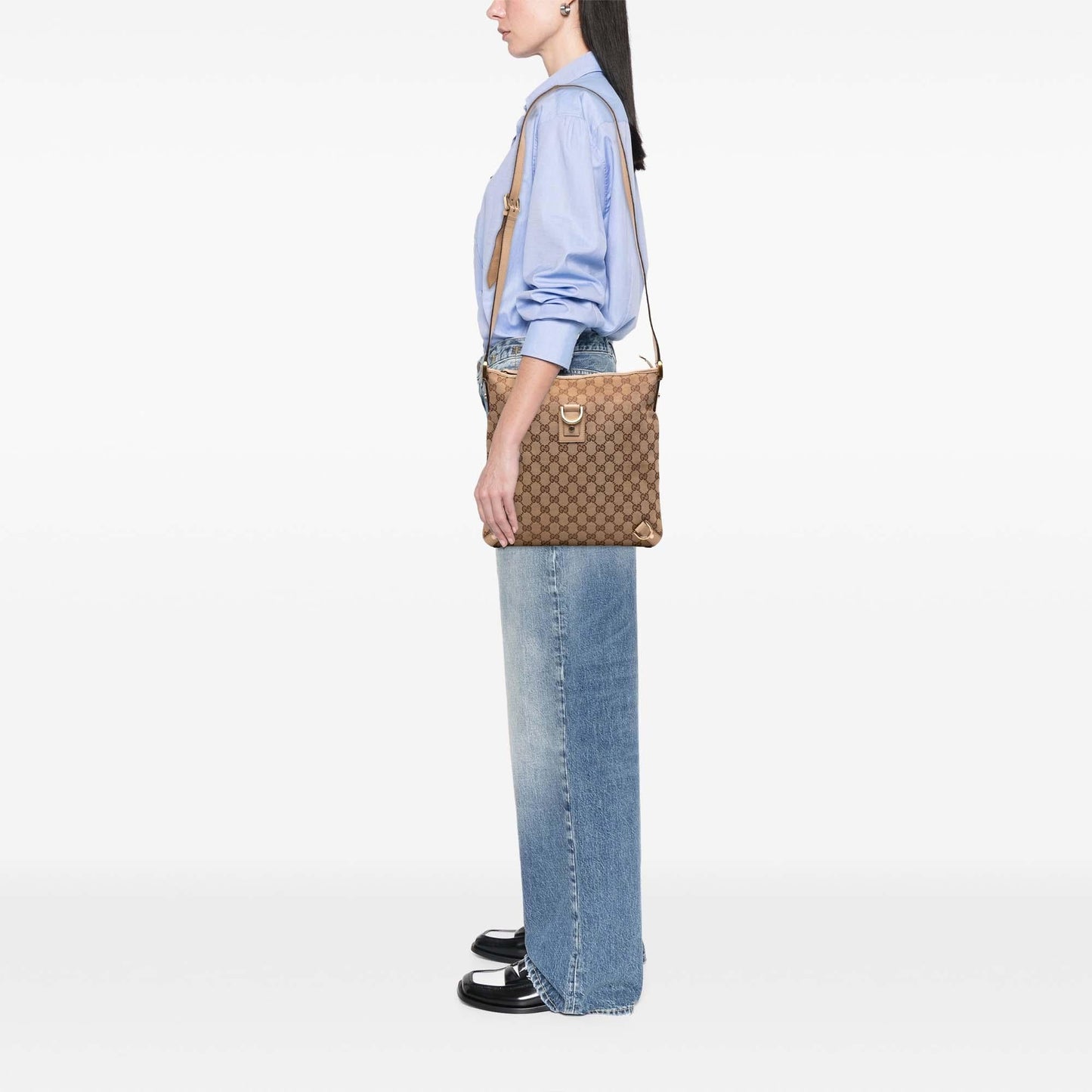 Gucci GG Canvas Abbey D Ring Crossbody