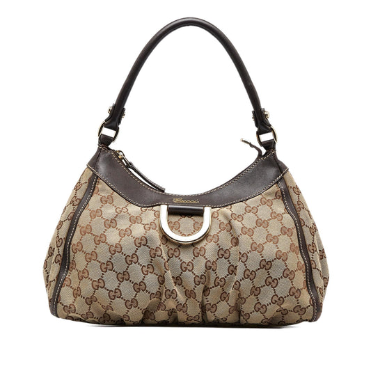 Gucci GG Canvas Abbey D-Ring Handbag (SHG-9znrC6)
