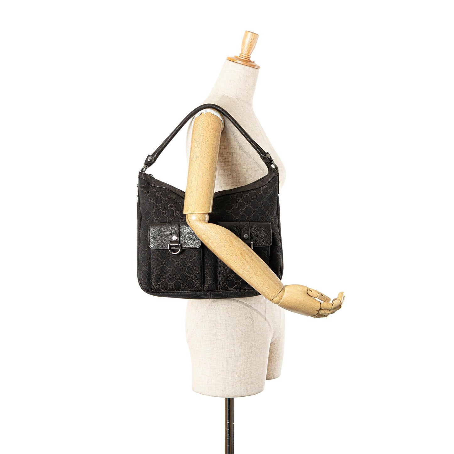 Gucci GG Canvas Abbey D Ring Handbag