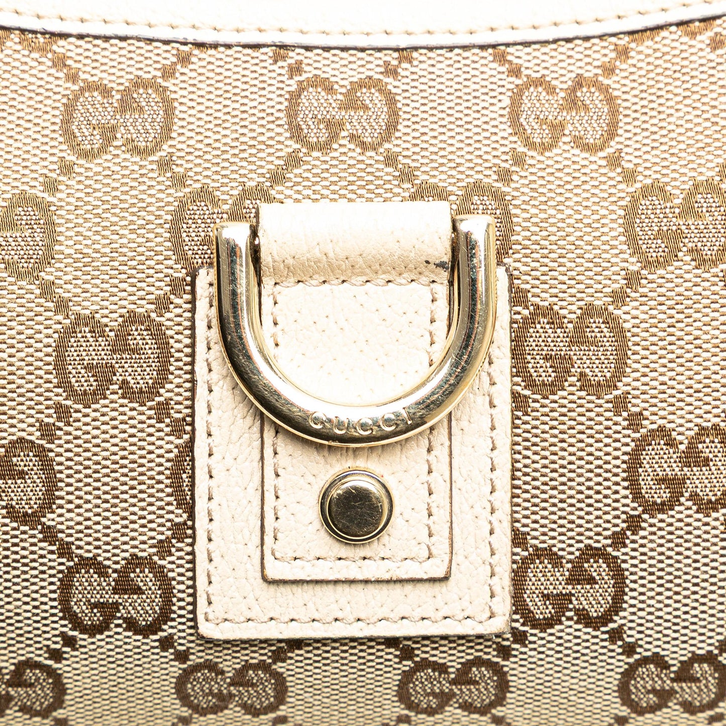 Gucci GG Canvas Abbey D Ring Pochette