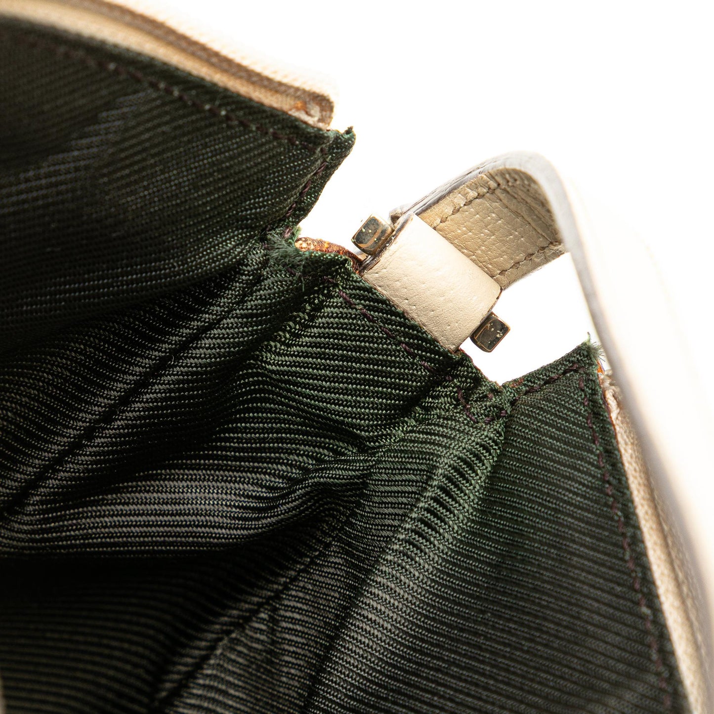 Gucci GG Canvas Abbey D Ring Pochette