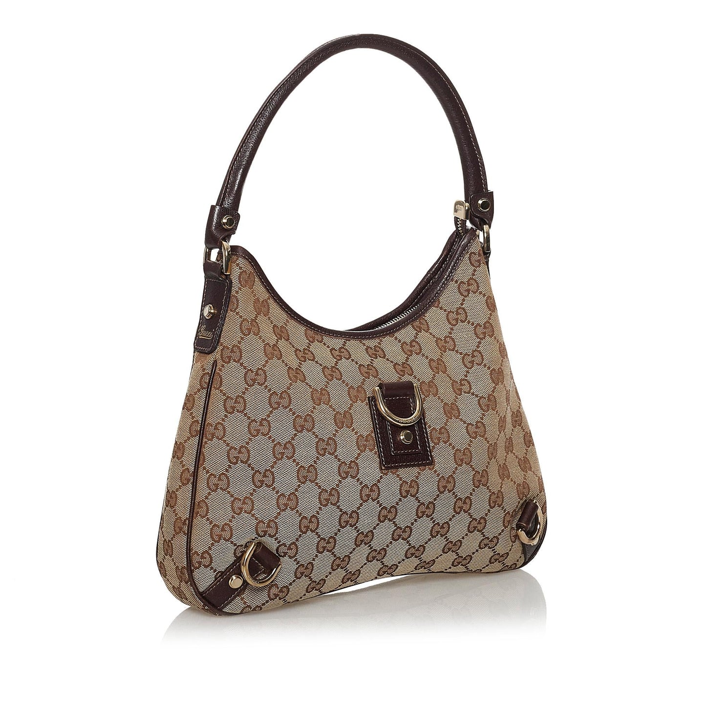 Gucci GG Canvas Abbey D-Ring Shoulder Bag (SHG-30808)