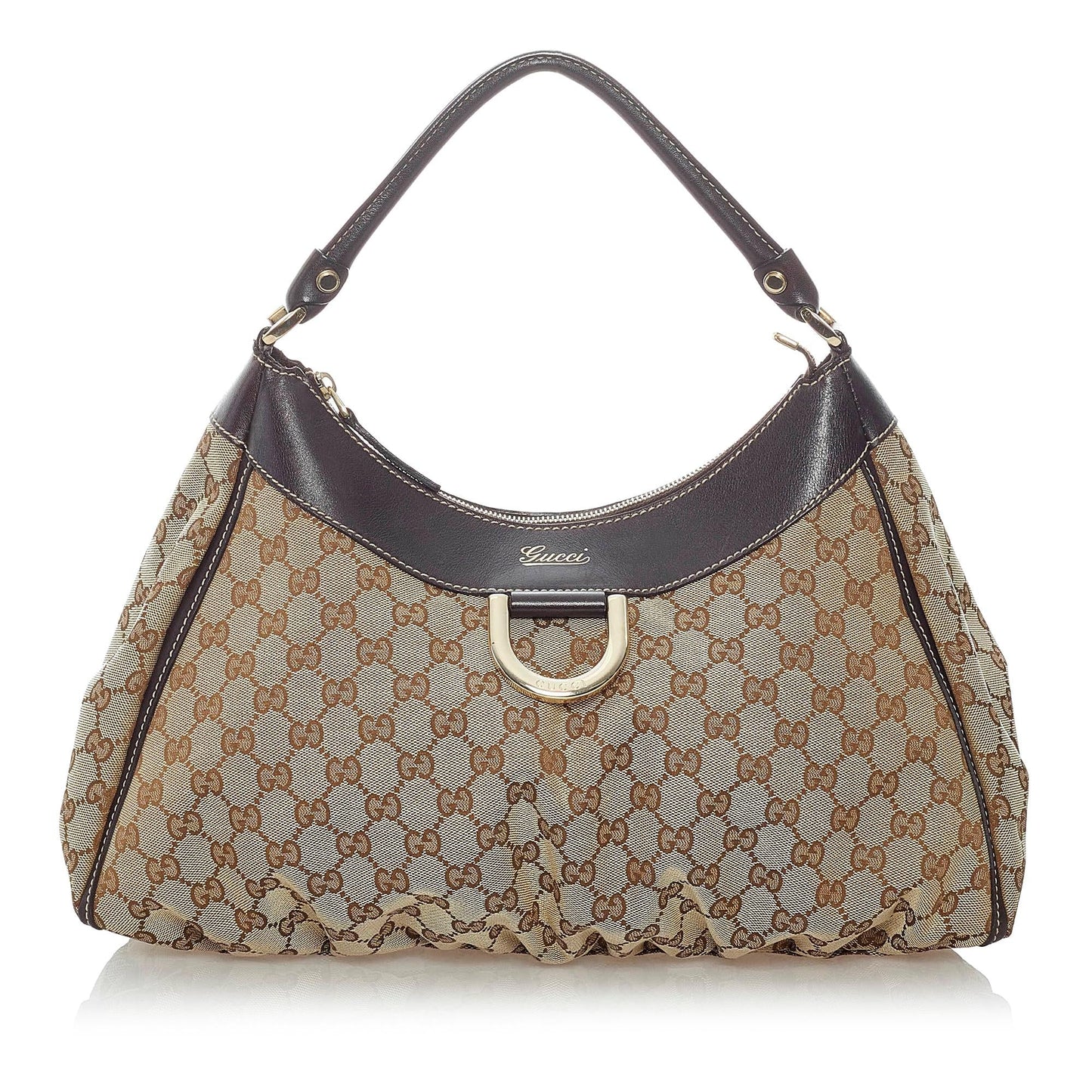 Gucci GG Canvas Abbey D-Ring Shoulder Bag (SHG-31464)