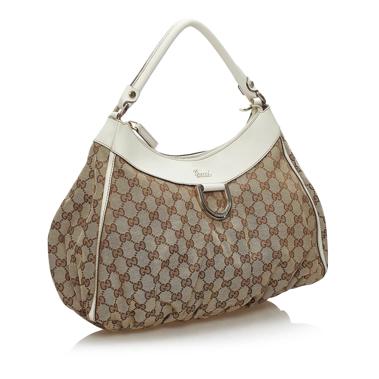 Gucci GG Canvas Abbey D-Ring Shoulder Bag (SHG-34226)