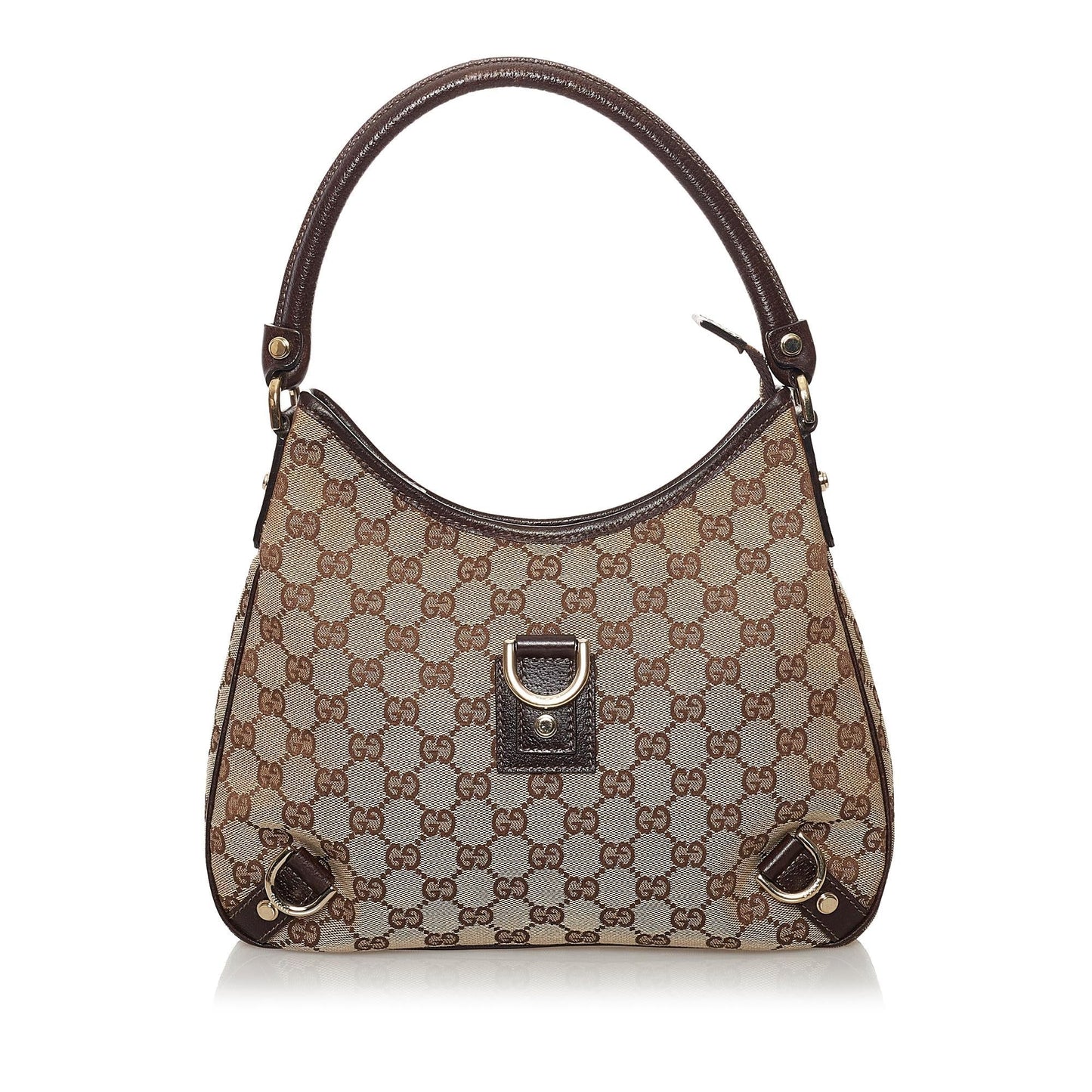 Gucci GG Canvas Abbey D-Ring Shoulder Bag (SHG-34720)