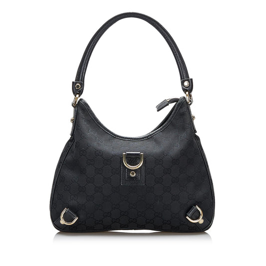 Gucci GG Canvas Abbey D-Ring Shoulder Bag (SHG-94jb7E)