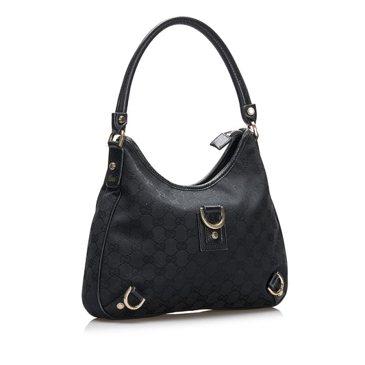 Gucci GG Canvas Abbey D-Ring Shoulder Bag (SHG-94jb7E)