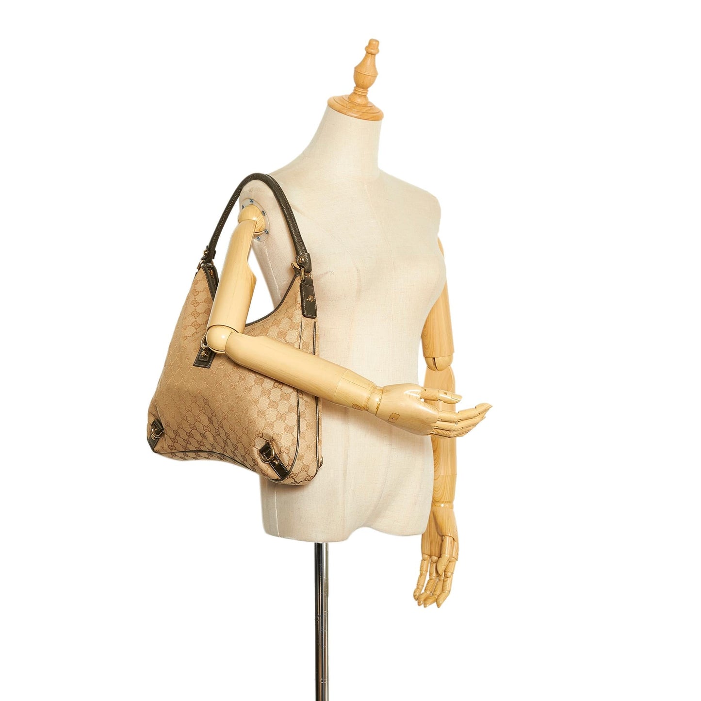 Gucci GG Canvas Abbey D-Ring Shoulder Bag (SHG-L79YSK)
