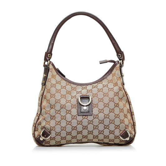Gucci GG Canvas Abbey D-Ring Shoulder Bag (SHG-eLZmsk)