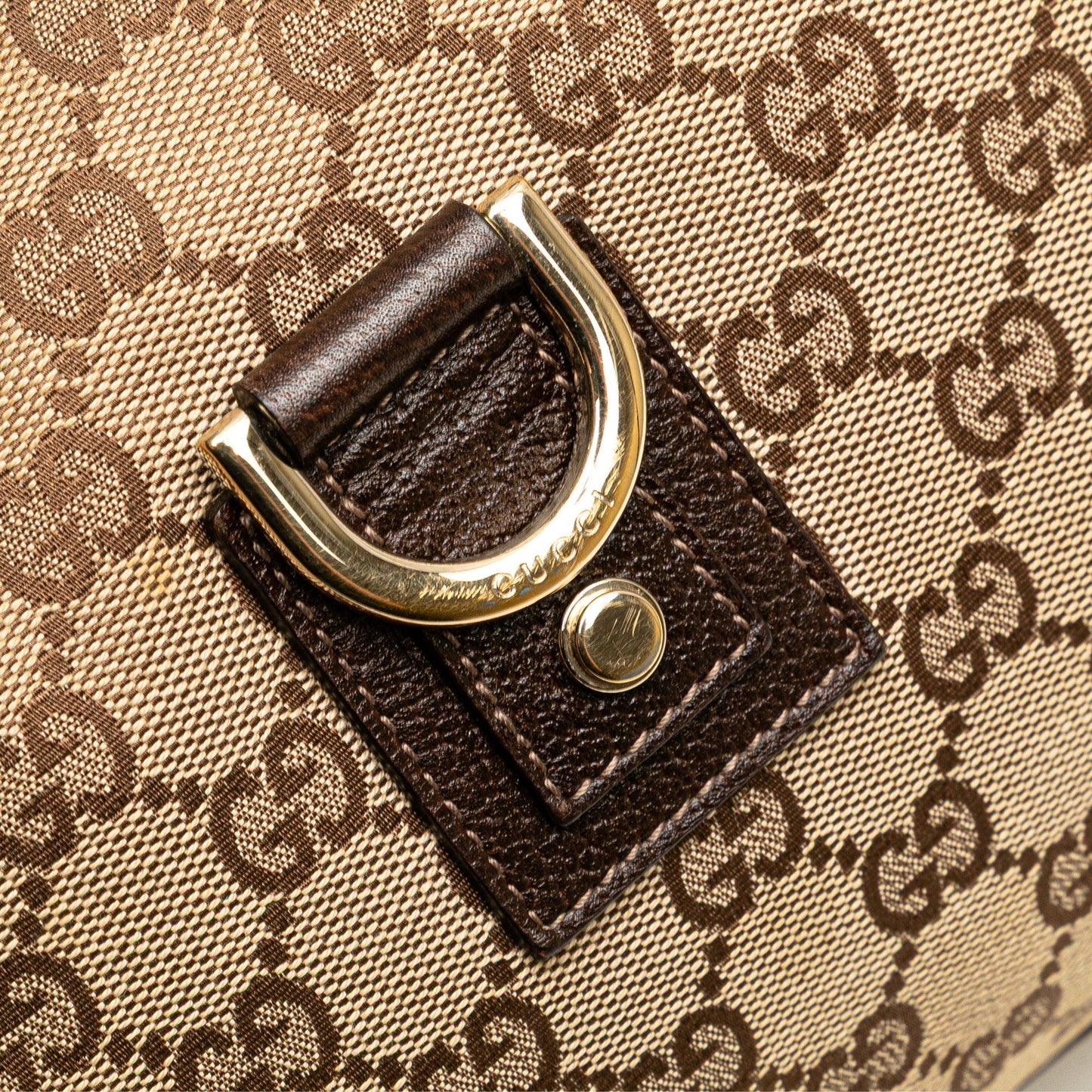 Gucci GG Canvas Abbey D Ring Shoulder Bag