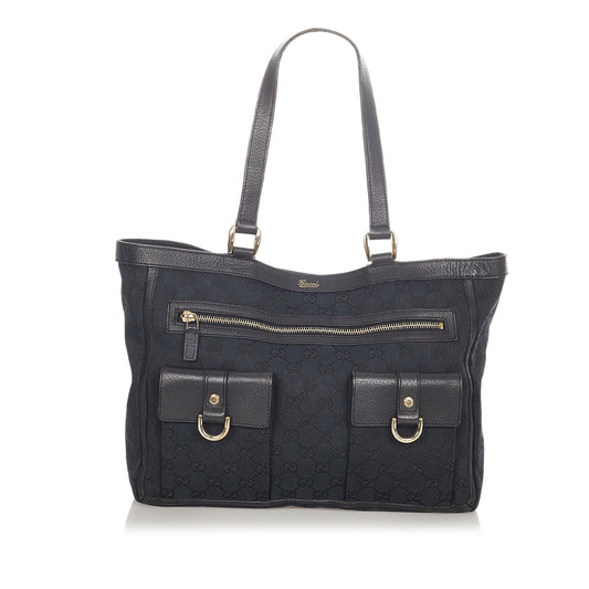 Gucci GG Canvas Abbey D Ring Tote Bag (SHG-23834)