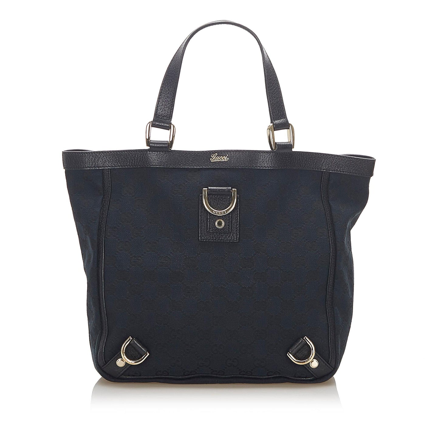 Gucci GG Canvas Abbey D Ring Tote Bag (SHG-32309)