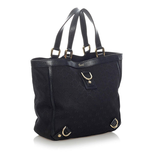Gucci GG Canvas Abbey D-Ring Tote Bag (SHG-34139)