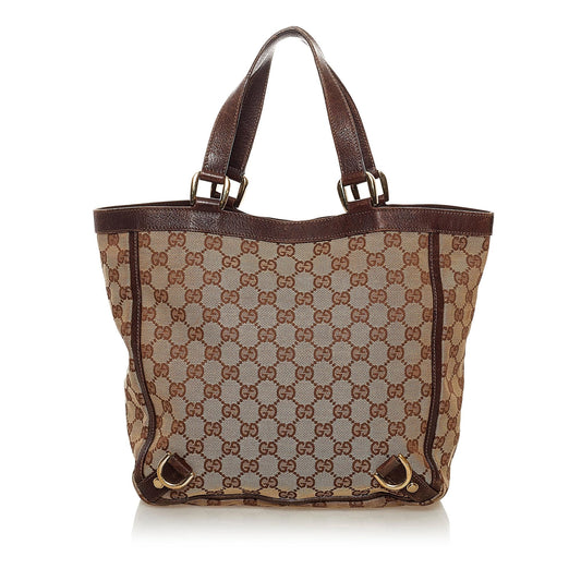 Gucci GG Canvas Abbey D-Ring Tote Bag (SHG-34724)