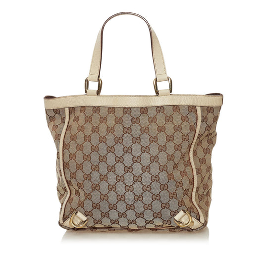Gucci GG Canvas Abbey D-Ring Tote Bag (SHG-34880)