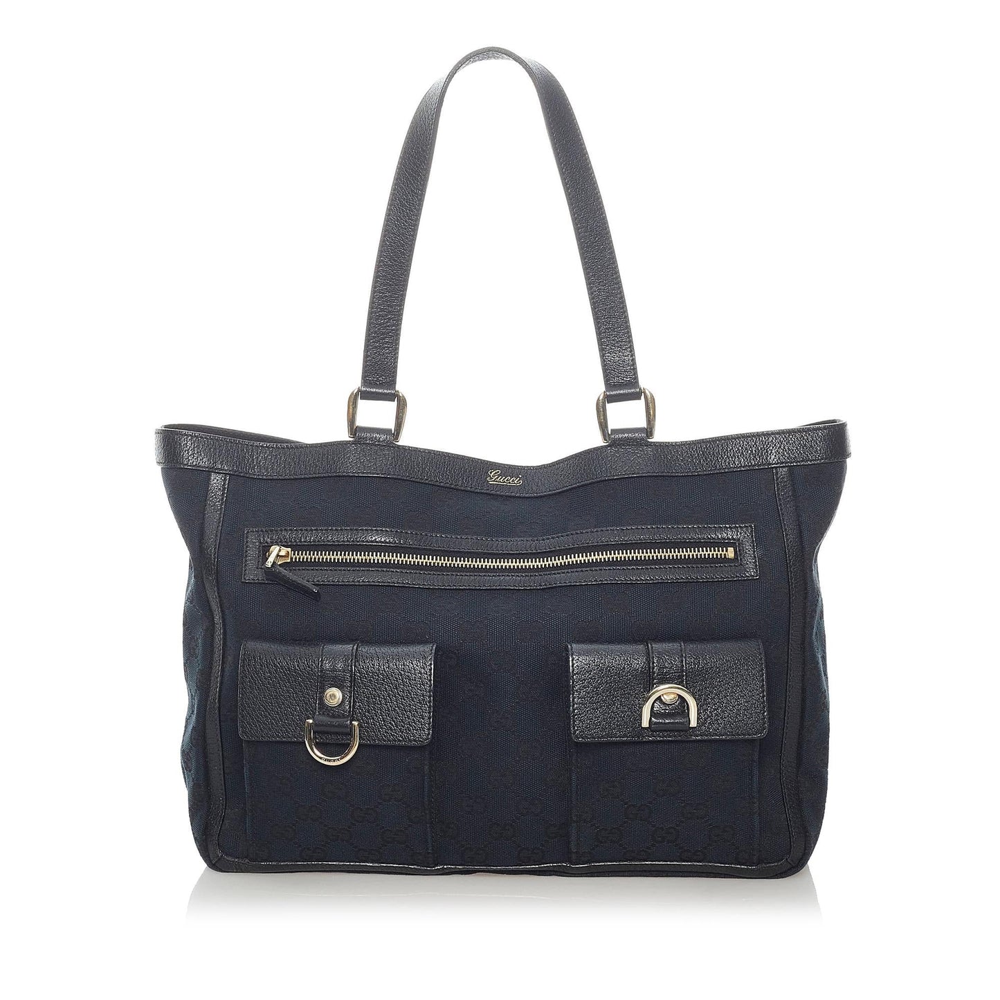 Gucci GG Canvas Abbey D Ring Tote Bag (SHG-37227)