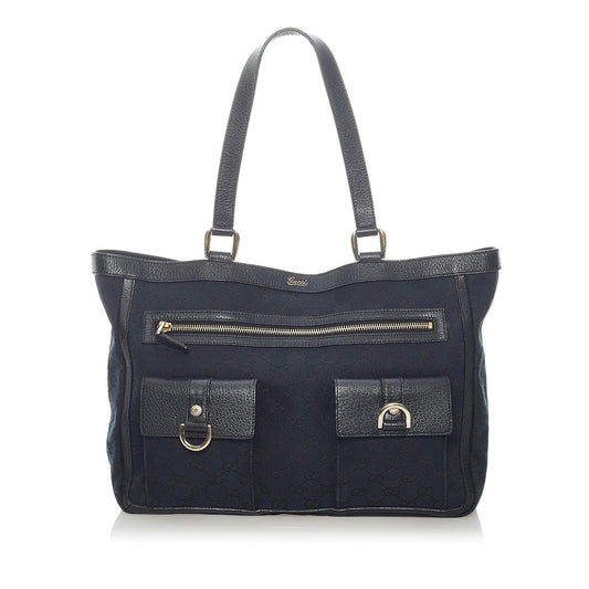 Gucci GG Canvas Abbey D Ring Tote Bag (SHG-37227)