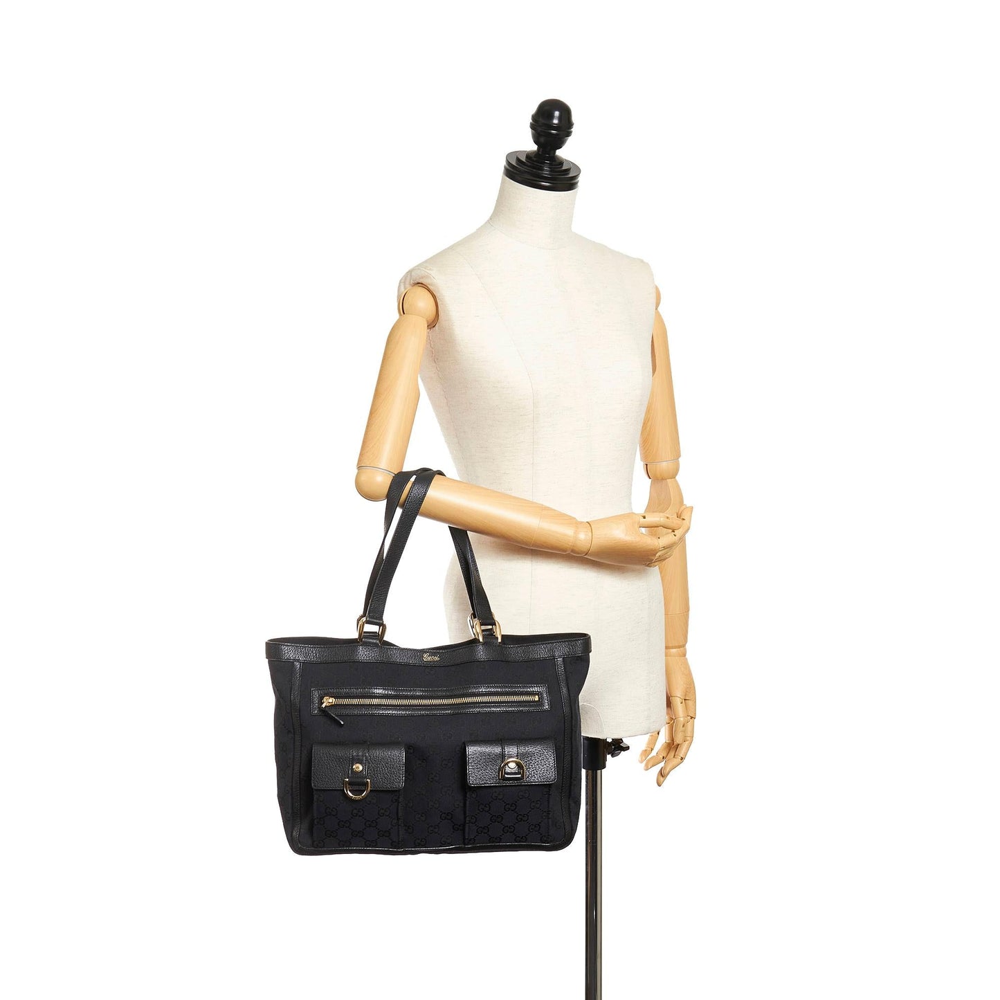 Gucci GG Canvas Abbey D Ring Tote Bag (SHG-37227)