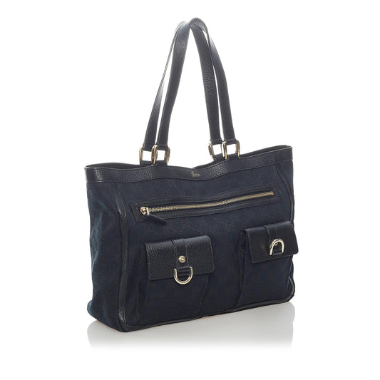 Gucci GG Canvas Abbey D Ring Tote Bag (SHG-37227)